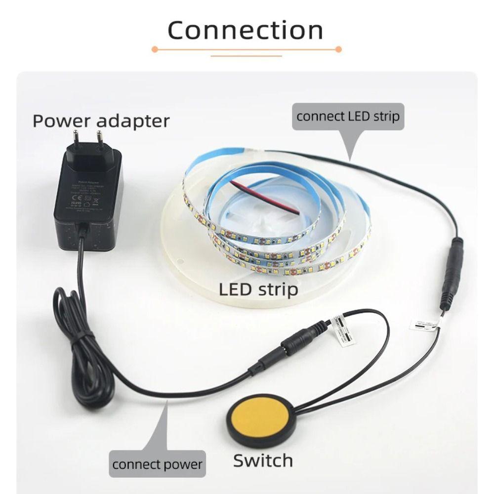 5A 60W Touch Switch DC12V 24V LED Light Switch Durable Smart Sensor for Cabinet LED Light