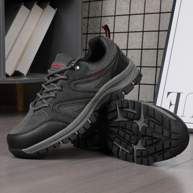 Neue Wanderschuhe Herren Vier-Jahreszeiten Low-Top Atmungsaktiv Rutschfest Outdoor Freizeit Camping Offroad Abenteuer Wanderschuhe