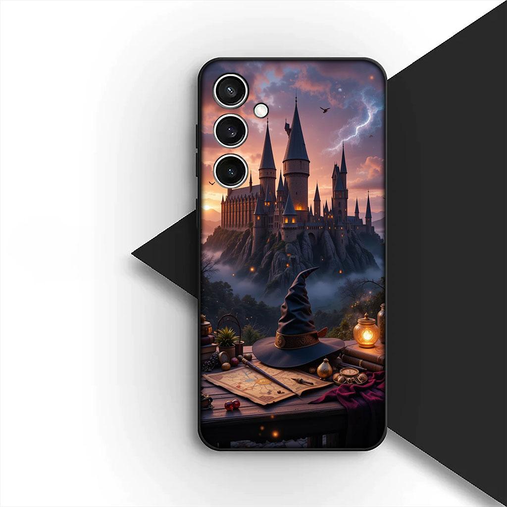 

Castle Harries Wand Potters Owl Phone Cover Case for Motorola Moto Edge 70 60 Fusion NEO Pro G Stylus G56 G96 G04 G05 20 Casing Motorola Edge 70