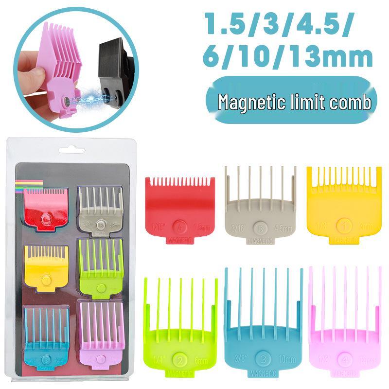 Gradient Magnetic Comb for Hair Clippers - Hairdressing Accessory for Precise Positioning