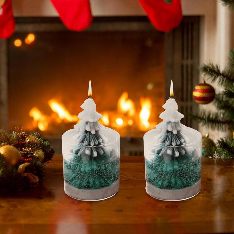 Holiday Scented Candles Winter Scented Candles Christmas Ornaments Christmas Tree Small Christmas Candles Aromatherapy Candles China Mainland