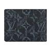 Louis Vuitton Logo-Print Canvas Geldbörse Herren Geldbörsen Schwarz M80017
