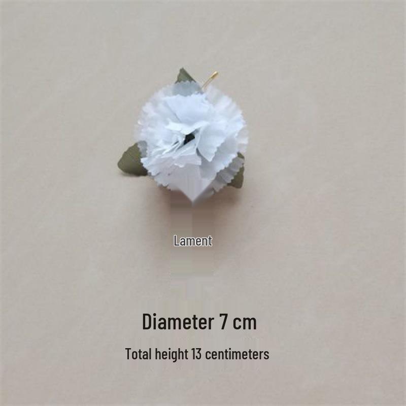 Поминальная брошь, маленькие белые цветы, для похорон и Праздника Цинмин