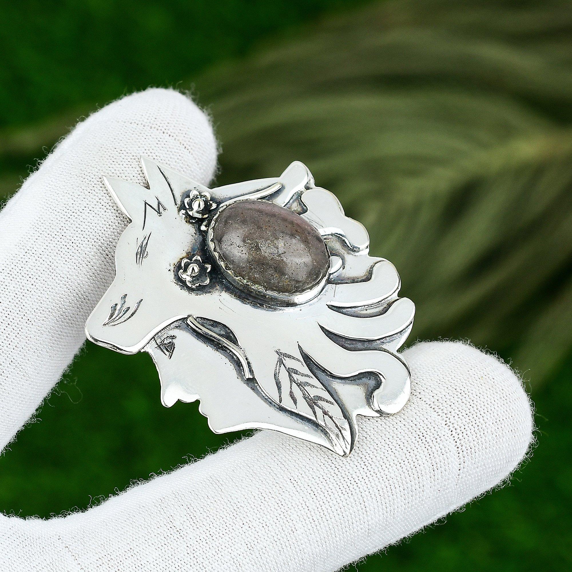 

Natural Strawberry Quartz Gemstone Pendant Pink 925 Sterling Silver Jewelry