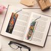 8Pcs DIY Phoenix Diamond Painting Art Bookmarks with Crystal Pendants for Gift