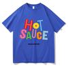 BABYMONSTER HOT SAUCE Tour Tshirts Summer Short Sleeve Male Tshirts Hip Hop Unisex Streetwear Oneck Unisex Aesthetic Clothin Tops