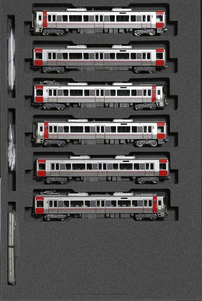 KATO N Gauge 227 Series 0 Red Wing Special Edition Model Train 6-Car Set, 10-1629
