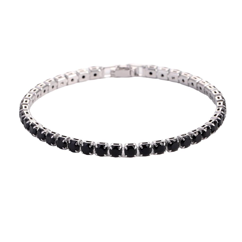 Élégant Bracelet Tennis Zircon 4mm pour Hommes & Femmes – Style Européen/Américain