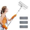 Window Cleaner Telescopic Shower Squeegee For Shower Walls Professional Scraper With Large-Capacity Water Bottle Cleaning Mop