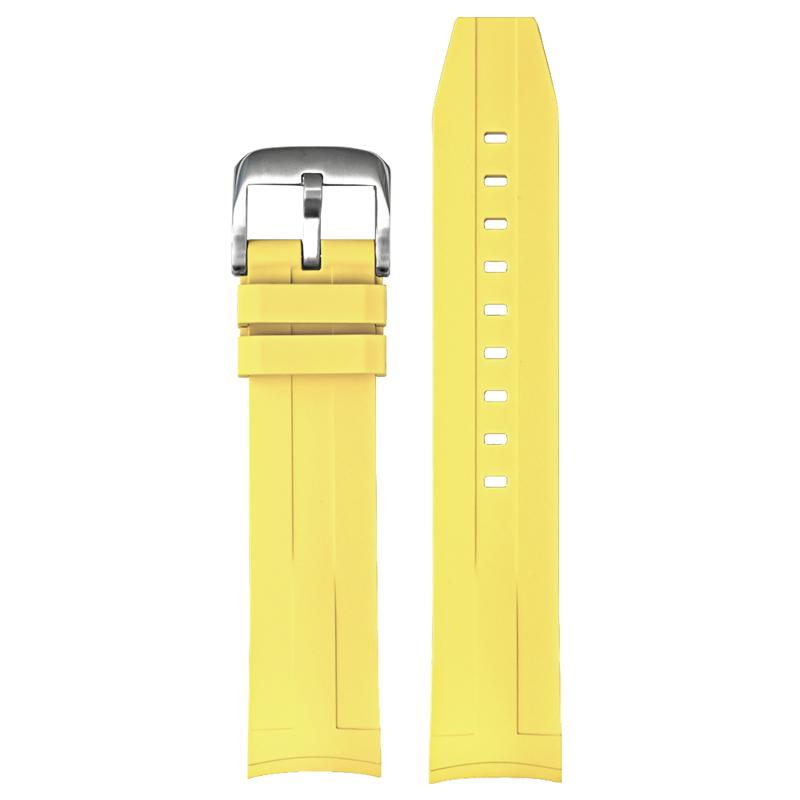 Wodoodporny Pasek do Zegarka z Kauczuku Fluorowego FKM dla serii Tissot 1853 Seastar T120 21mm Zakrzywiony Pasek do Zegarka