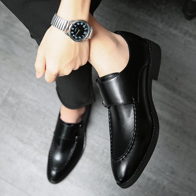 Hy Mens Shoes Fall Winter Leather Retro Rivet Shoes Pointed Personality Formal Business Shoes Wedding Night Club Party & Evening Color : Yellow, Size : 38 Hy Mens Shoes Fall Winter Leather Retro Rivet Shoes Pointed Personality Formal Business Shoes Wedding Night Club Party & Evening Color : Yellow, Size : 38