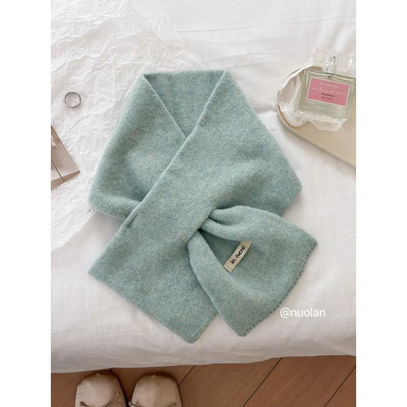Womens Wool Blend Knit Infinity Scarf Winter Warm Soft Neck Wrap Cross Style