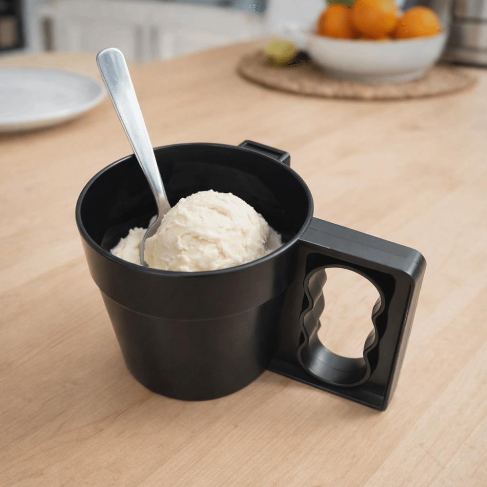 Drip-proof Ice Cream Anti Freeze Cup Ergonomic Handle Ice Cream Sleeve Ice Cream Cup Holder  Yogurt