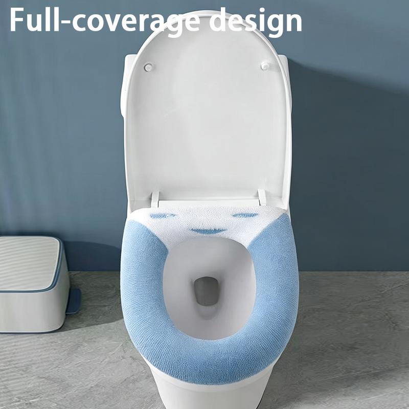 1 stk Badeværelse Toilet Sædebetræk Blødt Varmere Vaskbart Måtte Betræk Pude Sæde