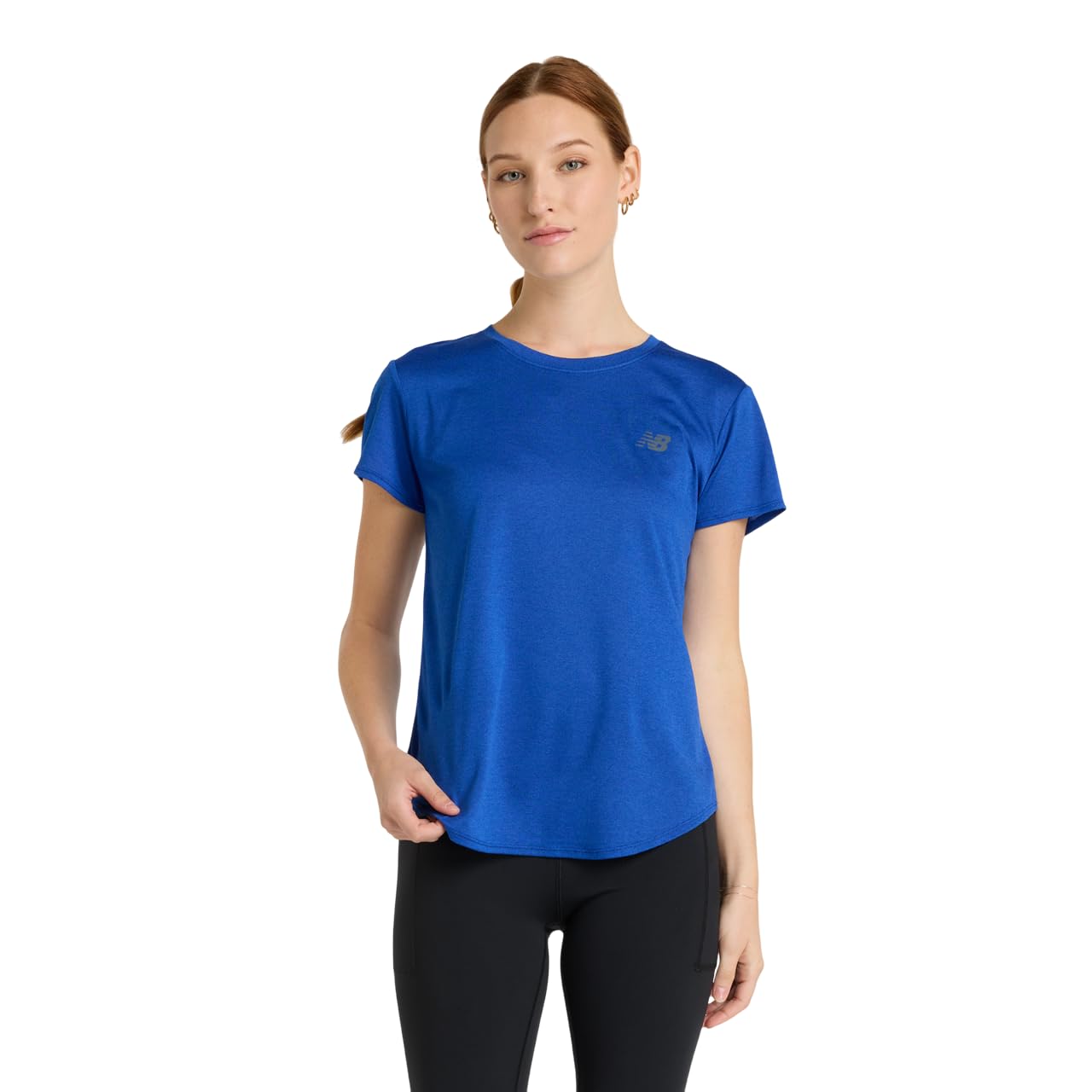 

WT51143 Sport Core Меланжевая футболка с коротким рукавом TRR Royal [New Balance] (WT51143) Женский (Команда Хизер)