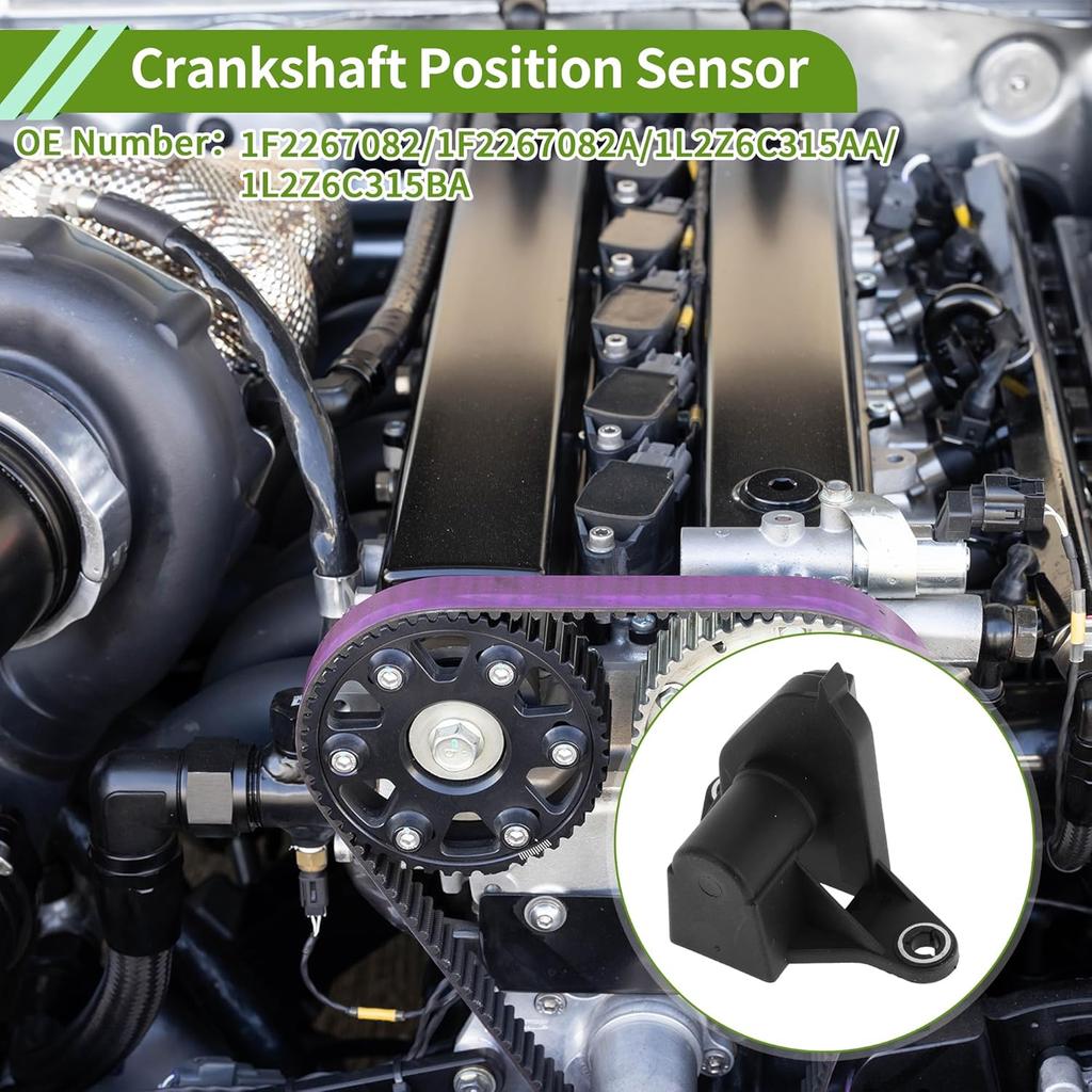 No.1F2267082 Crankshaft Position Sensor for Ford Explorer 1997-2010 4.0L Sturdy Black Engine Crank CKP Sensor Metal Plastic 1 Pc