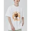 Czarny T-shirt Wybieram Niedźwiedzia Nadruk Graficzny Niedźwiedź w Garniturze Styl Vintage Unisex Odzież Codzienna na Codzienne Wyjścia i Streetwearowy Wygląd