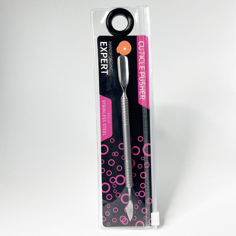 Russian Style Stainless Steel Cuticle Remover & Nail Sanding Set for Hard Nails