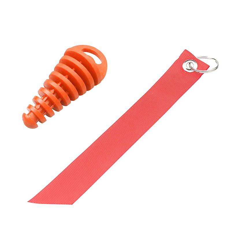 Exhaust Pipe Stopper Blow-Down Silencer Plug Exhaust Muffler Waterproof Wash Plug Silicone Off-Road Motorcycle Keychain