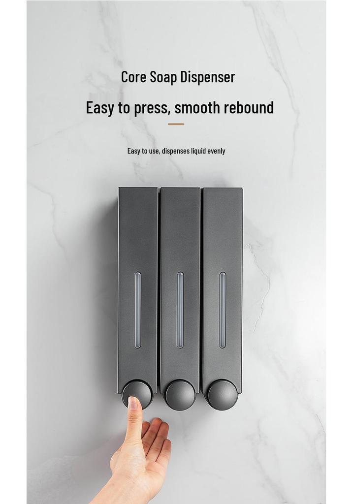 Wall-Mounted Soap & Shampoo Dispenser for Hotels and Guesthouses