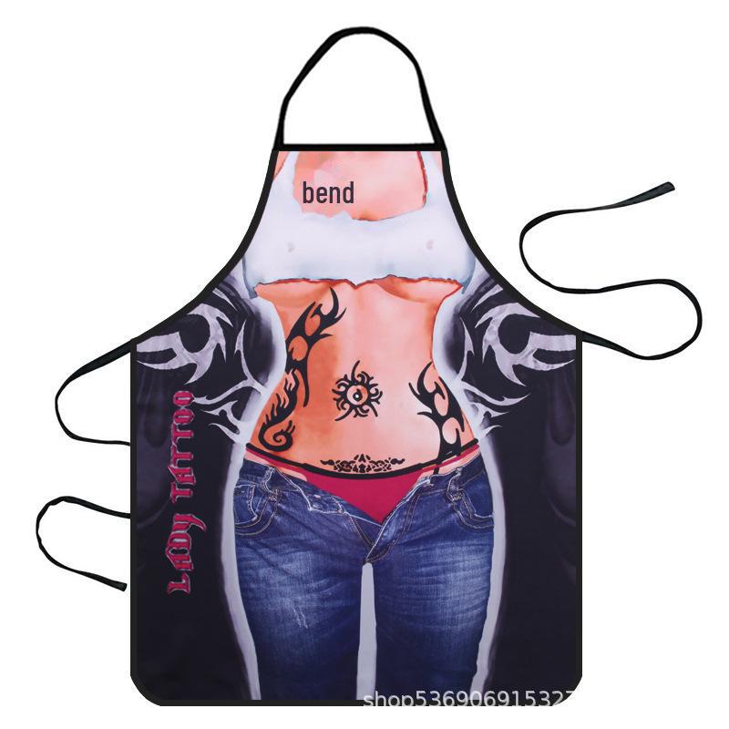 Novelty Muscle Man Apron - Creative Funny Design
