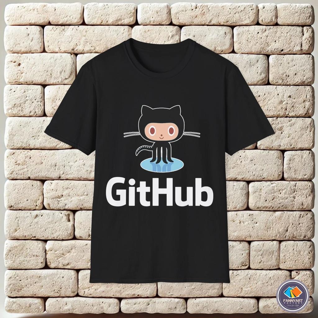 GitHub Octocat Logo Unisex T-Shirt