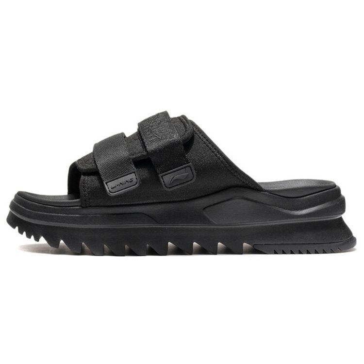 Li Ning CF Tracing Gummisohle Leise Rutschslipper Damen Schwarz AGAS012-2