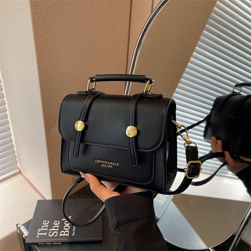 

Маленькая женская сумка весна-лето новая модная на плечо сумка-мессенджер портативная маленькая квадратная сумка чёрный