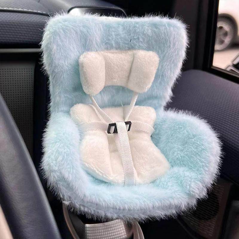 Suitable For 17 Cm Cute Lab Cloth Pendant Car Safety Seat Car Air Outlet Decoration Car Interior Decoration Aromatherapy