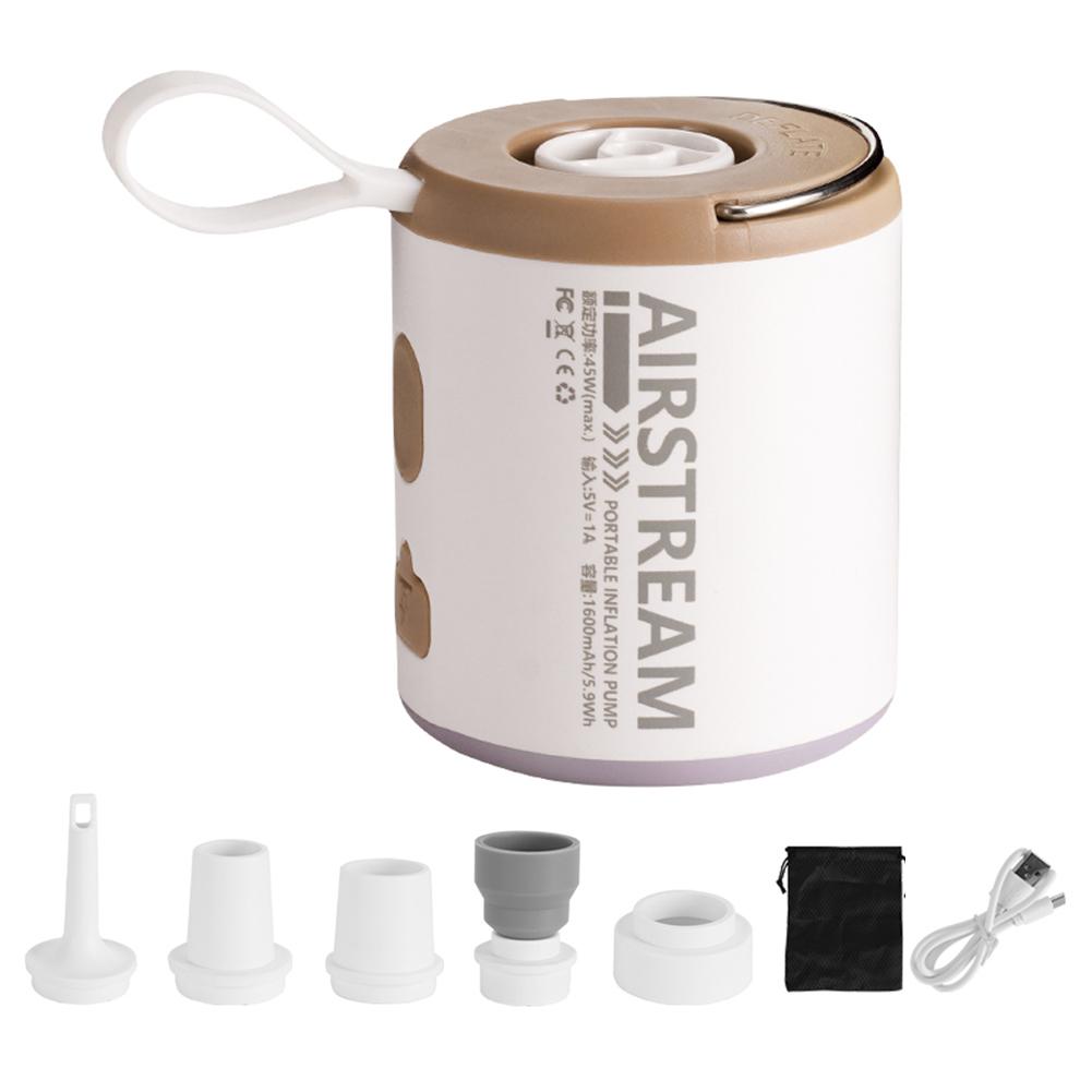 

Электрический воздушный насос Перезаряжаемый Мини Насос для надувных матрасов Накачиватель/Сдуватель Насосы для надувных игрушек для бассейна Спальных ковриков Плавательного круга хаки