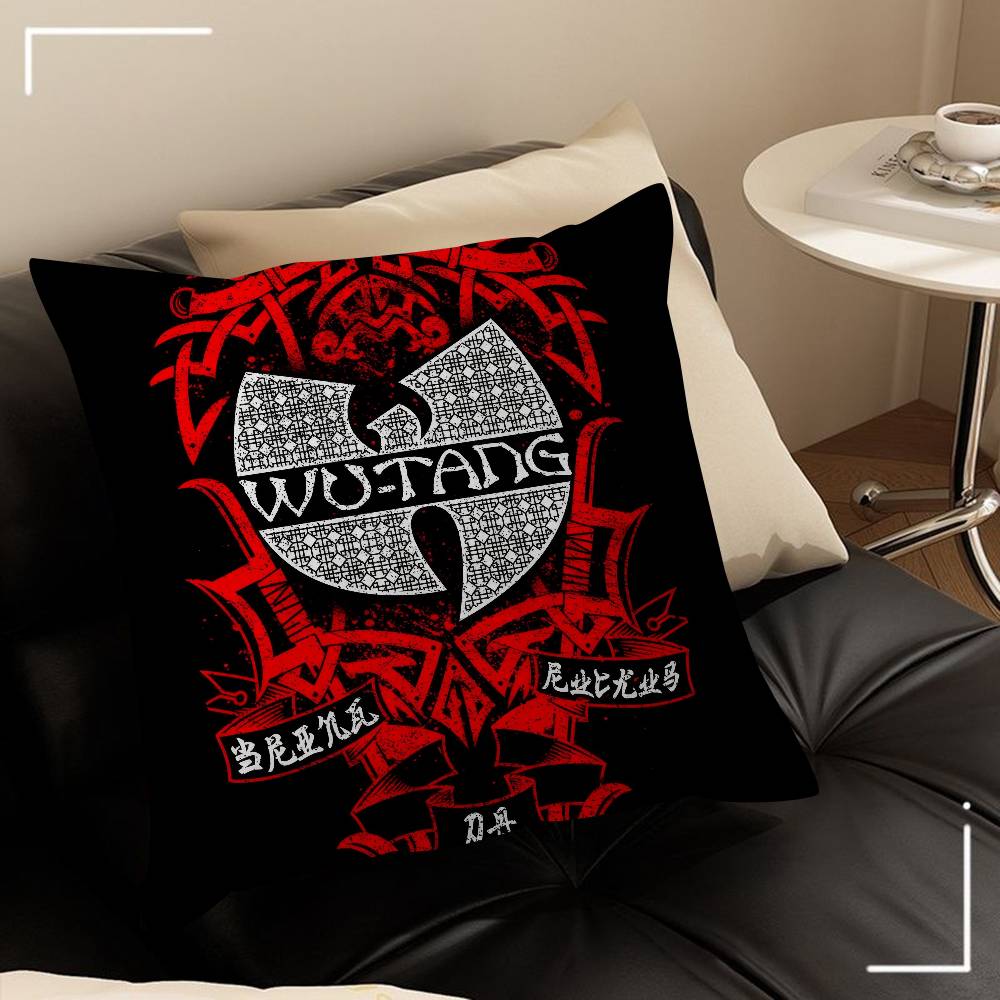 Band W-Wu Logo Tang Clan Pillow Cover Sofa Cushion Cover Home Room Decoration Children Gift