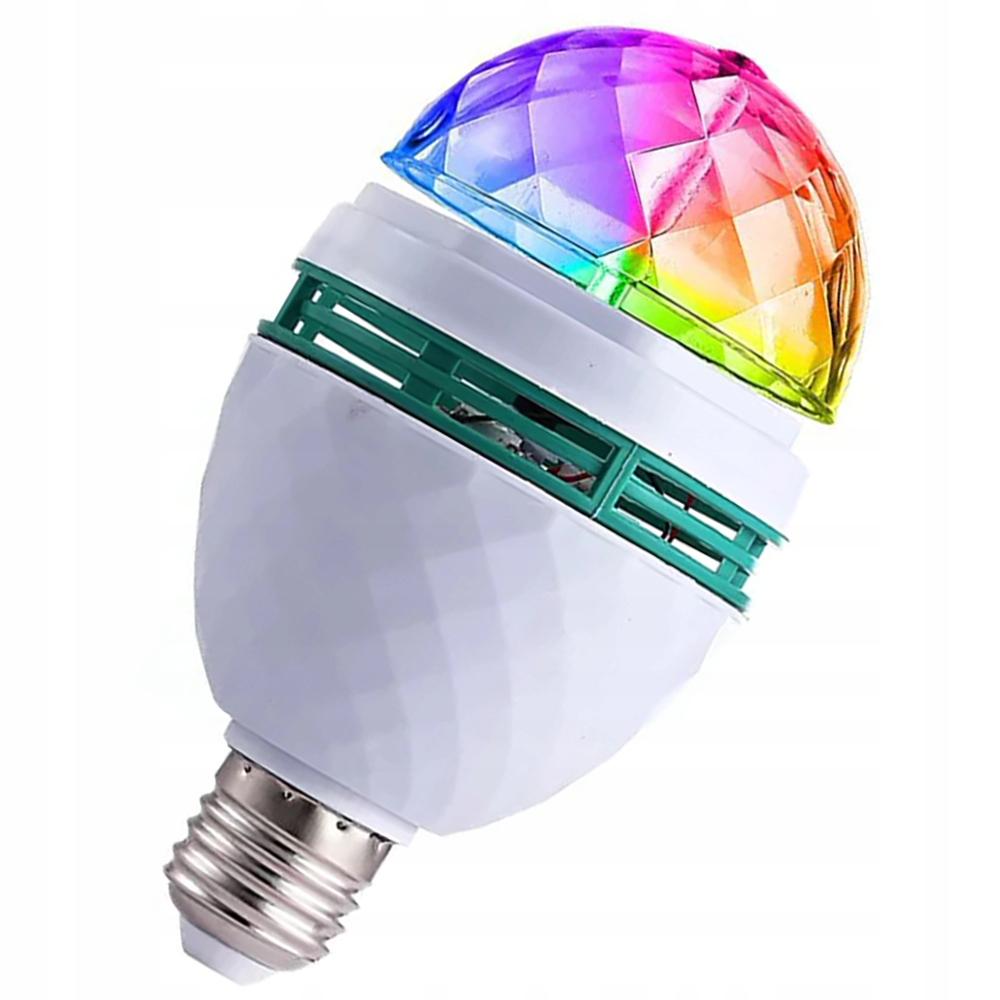 Disco Rotating Bulb E27 Rgb Disco Ball