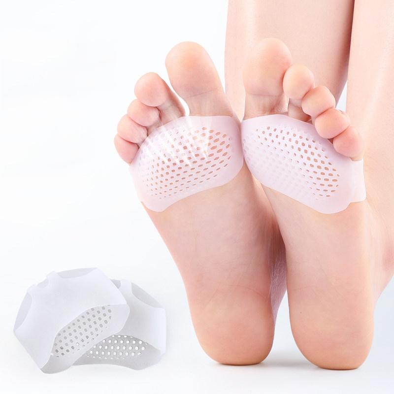 Silicone Heel Protectors Metatarsal Pads Forefoot Gel Heel Pad Plantar Fasciitis Women Men Foot Pain RelieveBlister Prevention