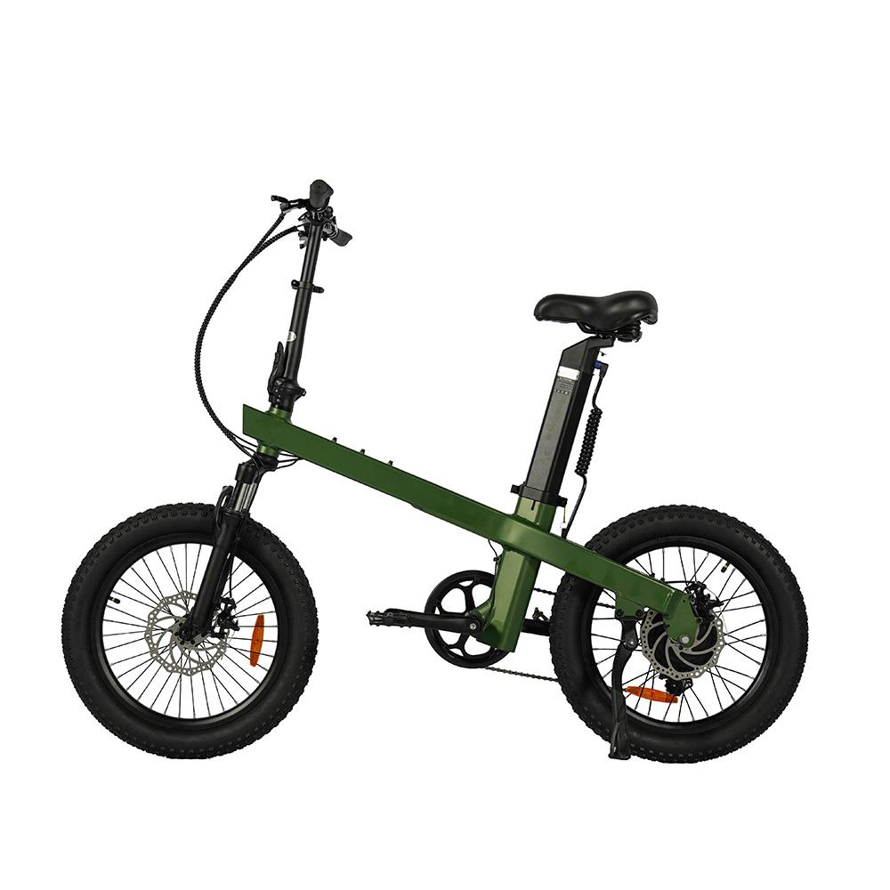 Zumi S011 Elektrisches Pendlerfahrrad – 36V 10AH Akku grün