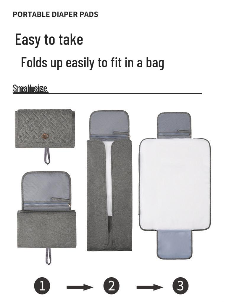Waterproof Portable Changing Pad for Newborns - Easy-to-Clean & Multi-functional for Diaper Bags