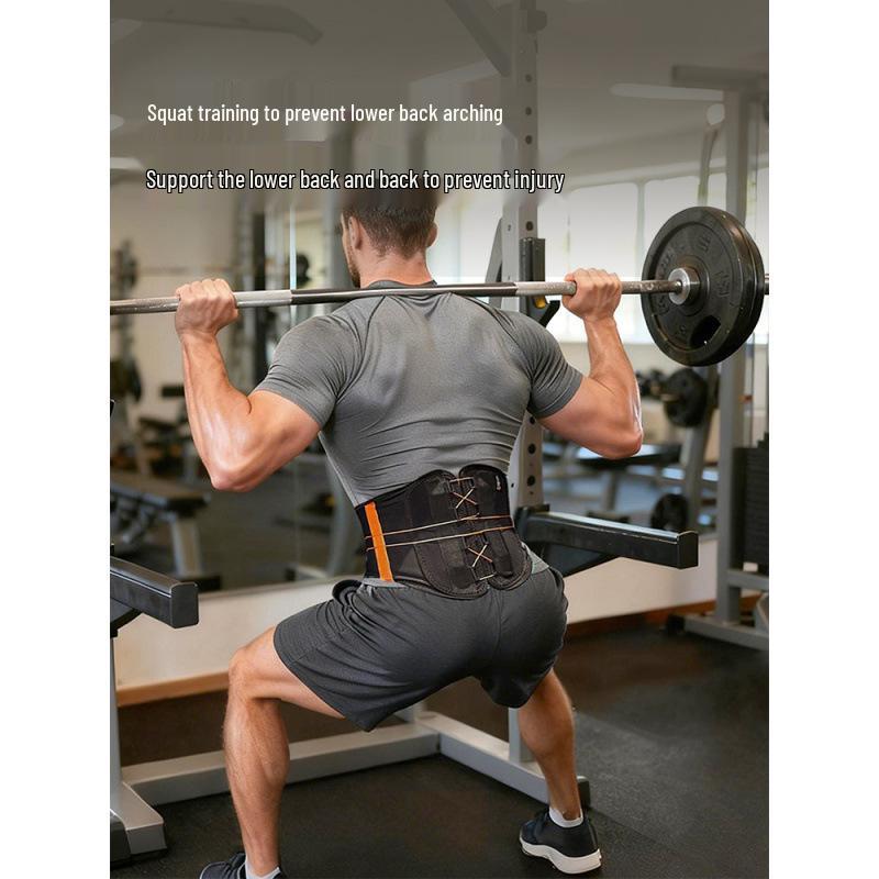 Men's Weightlifting Belt: Professional Squat and Deadlift Lumbar Support