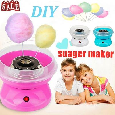 Máquina de algodão doce doméstica elétrica mini máquina de algodão doce criativa aniversário infantil