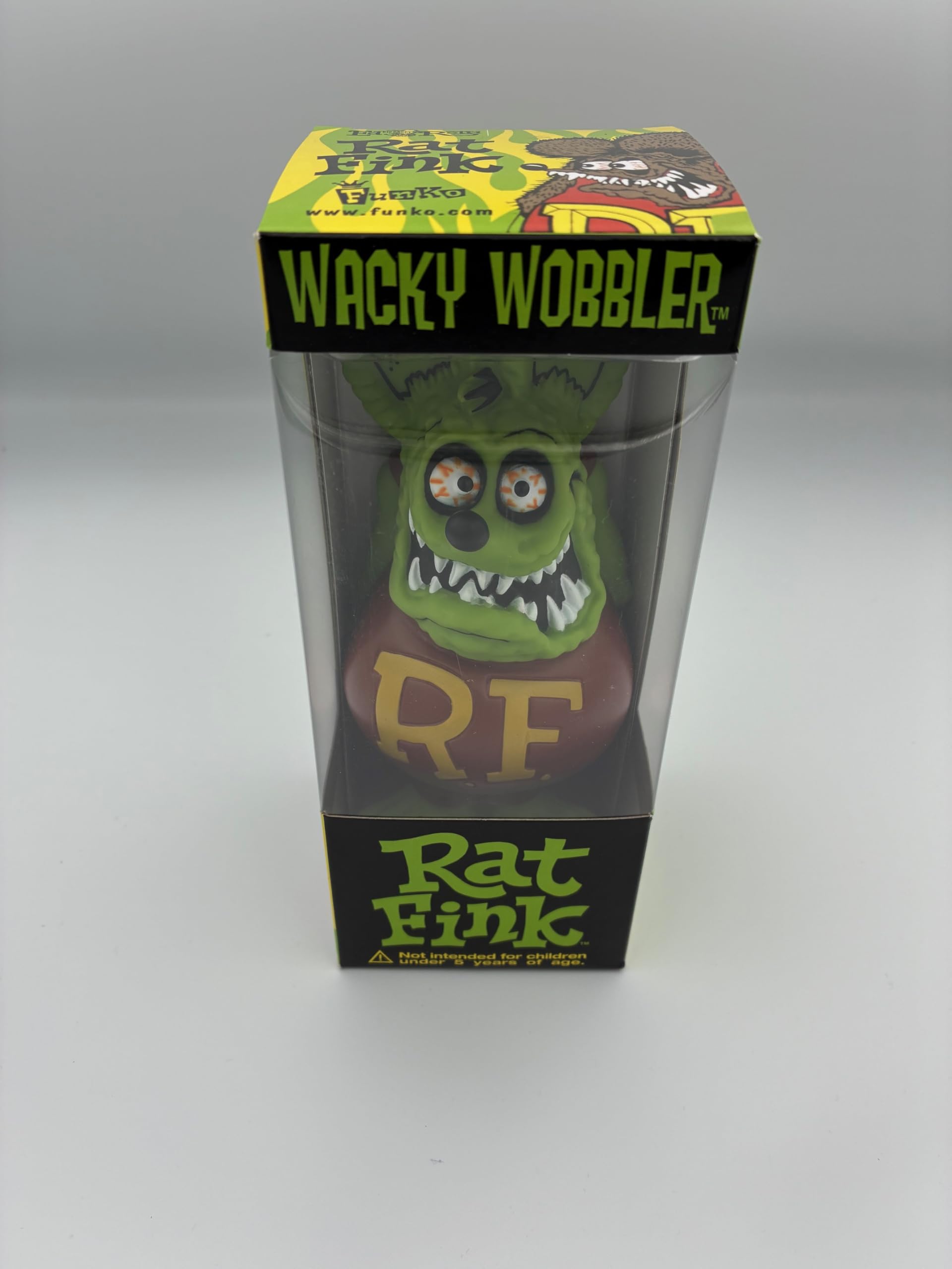 

Rat Fink Bobbing Head Green Figure Rat Fink RF [Parallel Import]