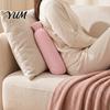 Explosion Proof Water Warmer 500/1000ML Long Hot Bottle with Plush Cover, Leak-Proof Lasting Bag, Menstrual Cramp Pain Relief Bag PVC
