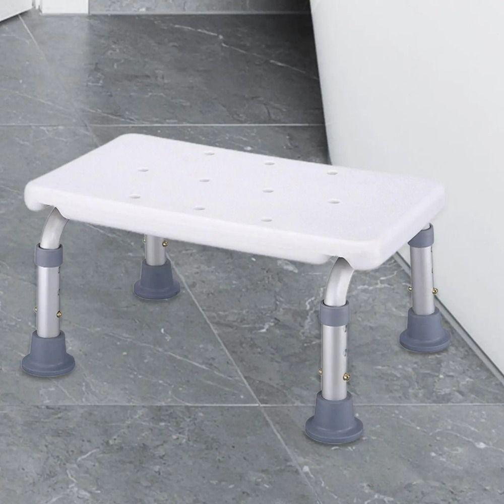 Portable Bathroom Stool Non-Slip Feet Shower Seats Comfortable Bathtub Chair Bathroom