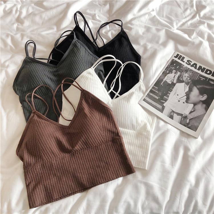 Strappy Sports Bra for Women Sexy Crisscross for Yoga Running Athletic Gym Workout Fitness Tank Tops