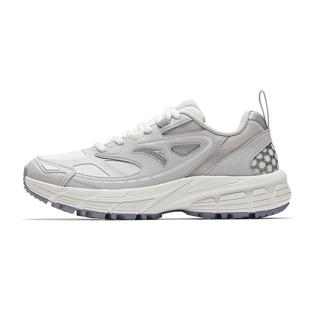 Anta AT2007 Mountain Series Retro Casual Trend Durable Rebound Cushioning Low-Top Running Shoes Women sneaker Gray White 922545595-1
