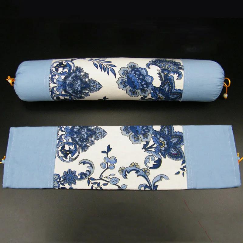 

Цилиндрическая наволочка из хлопка, подголовник, подушка, чехол для спинки дивана, цилиндрическая наволочка для талии, без наполнителя 45x11cm