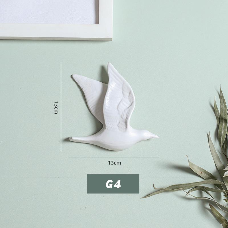 3D keramičtí ptáci závěsný přívěsek na stěnu domácí ozdoby dekorace pozadí TV řemesla závěsná dekorace obývacího pokoje ruční práce