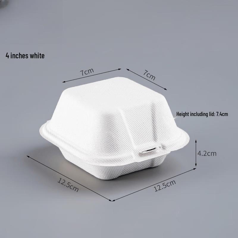 Disposable Pulp Burger & Dessert Boxes