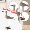 Sea Bird Figurine Table Centerpiece Coastal Decor Wood Seagull Sculpture Seabird Statue for Bedroom
