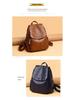 Summer 2023 Retro Women's Soft Leather Bag - Minimalist, Casual, Large Capacity for Middle-Aged Moms