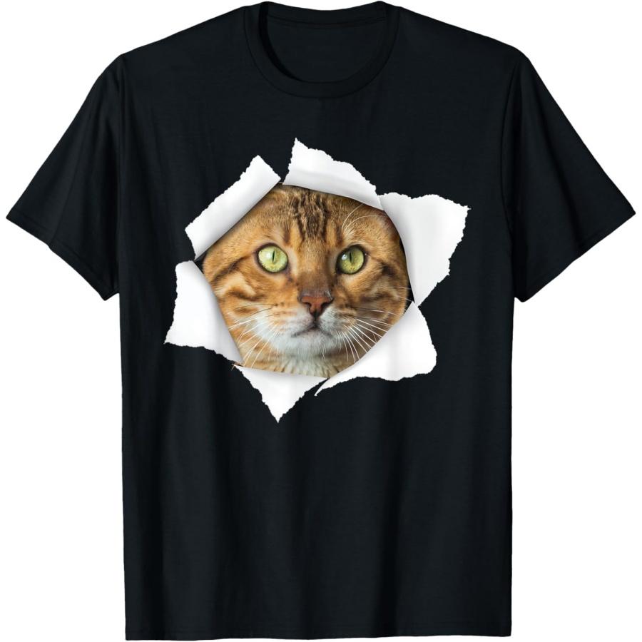 

Cute Cat Torn - Bengal Cat Men Women T-Shirt XXXXXL різнокольоровий