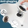 1pc Brass Bathtub Drain Stopper with Hair Catcher, 2-in-1 Pop-up Tub Stopper, Anti-Clogging Filter Basket, Fits 1.45-1.8" Drain Shoe