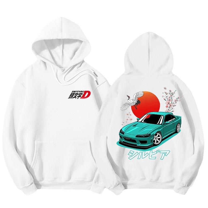 Anime iniziale D Drift felpa con cappuccioHoodie